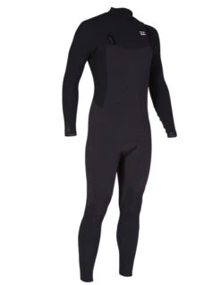 BILLABONG 4/3 REVOLUTION GRAPHENE COMP CHEST ZIP WETSUIT BLACK -Quiksilver Surfing Store billabong 4 3 revolution muta chest zip black 2