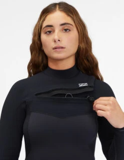 BILLABONG 5/4 FURNACE CHEST ZIP WETSUIT FOR WOMEN -Quiksilver Surfing Store billabong furnace 4 3 chest zip muta donna 4 1