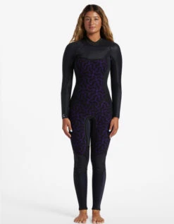 BILLABONG 5/4 SYNERGY CHEST ZIP WETSUIT FOR WOMEN -Quiksilver Surfing Store billabong synergy 4 3 frontzip muta donna 1 1