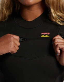 BILLABONG 5/4 SYNERGY CHEST ZIP WETSUIT FOR WOMEN -Quiksilver Surfing Store billabong synergy 4 3 frontzip muta donna 6 1