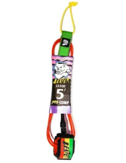 CATCH SURF BEATER PRO COMP LEASH 5' -Quiksilver Surfing Store catch surf beater 5 pro comp leash