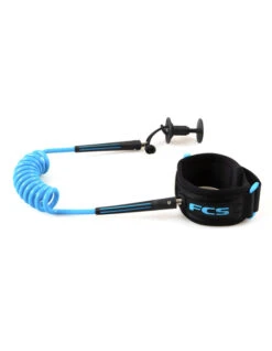 FCS BODYBOARD ESSENTIAL LEASH BICEP LEASH BLACK BLUE