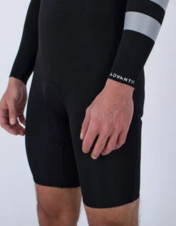 HURLEY ADVANT 2/2MM LS SPRINGSUIT CHEST ZIP BLACK -Quiksilver Surfing Store hurley 2 2mm adavant ls springsuit muta corta chest zip black 3