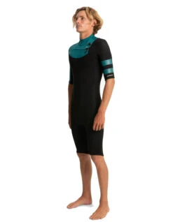 HURLEY ADVANT 2/2MM SPRINGSUIT CHEST ZIP EMERALD 9 HURLEY ADVANT 2/2MM SPRINGSUIT CHEST ZIP EMERALD -Quiksilver Surfing Store hurley 2 2mm adavant springsuit muta corta chest zip emerald 4