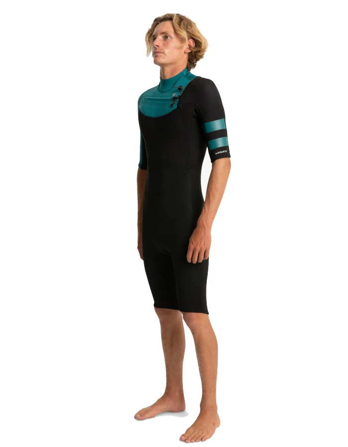 HURLEY ADVANT 2/2MM SPRINGSUIT CHEST ZIP EMERALD 3 HURLEY ADVANT 2/2MM SPRINGSUIT CHEST ZIP EMERALD - Image 3