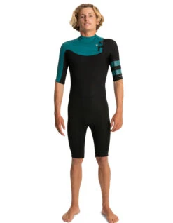 HURLEY ADVANT 2/2MM SPRINGSUIT CHEST ZIP EMERALD