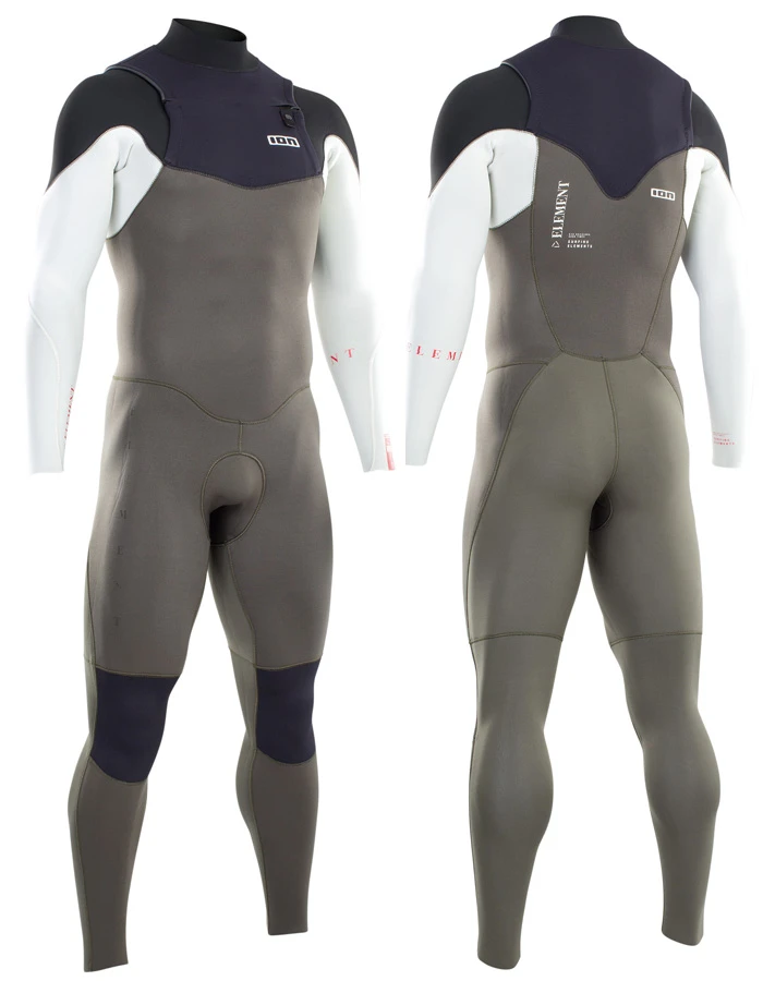 ION WETSUIT ELEMENT SEMIDRY 4/3 FRONT ZIP 2022 - Image 3