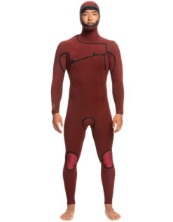 QUIKSILVER 5/4/3 HIGHLINE HOODED CHEST ZIP WETSUIT BLACK -Quiksilver Surfing Store quiksilver 5 4 3 highline chest zip con cappuccio muta intera black 10