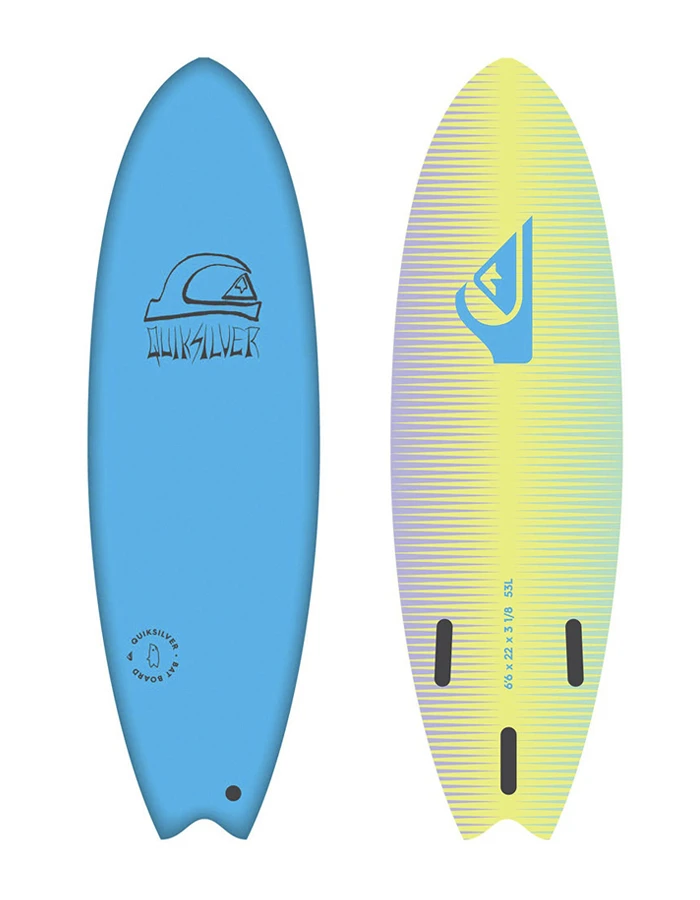 QUIKSILVER 6’0" SOFTBOARD BAT FISH BLUE 1 QUIKSILVER 6’0" SOFTBOARD BAT FISH BLUE
