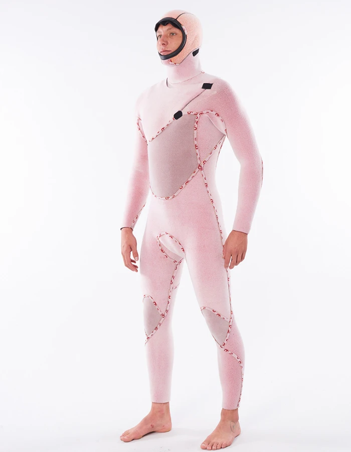 RIP CURL FLSHBOMB HOODED WETSUIT 5/4 CHEST ZIP - Image 4