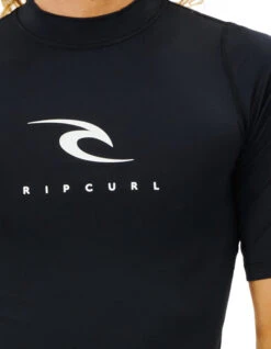 RIP CURL CORPS SHORT SLEEVE UV TEE BLACK -Quiksilver Surfing Store rip curl lycra corps black 5