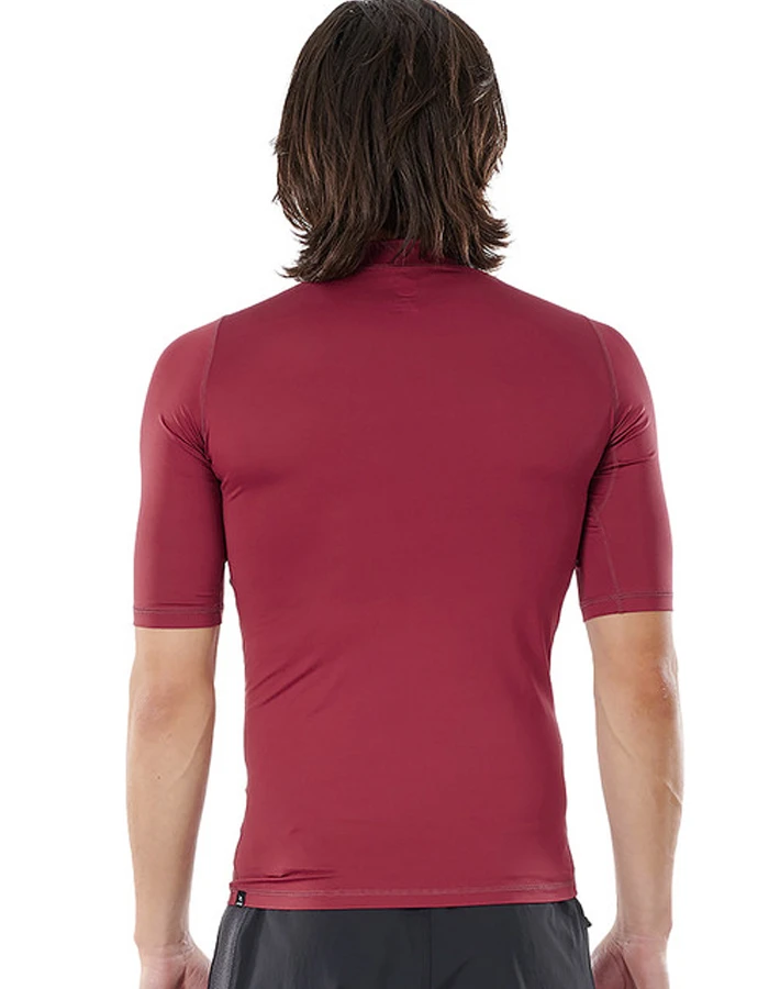 RIP CURL CORPS SHORT SLEEVE UV TEE MAROON 2 RIP CURL CORPS SHORT SLEEVE UV TEE MAROON - Image 2