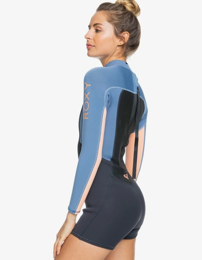 ROXY 2/2 PROLOGUE BACK ZIP WETSUIT LONG SLEEVE FOR WOMEN POW - Image 3