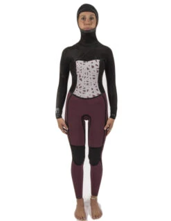 SISSTREVOLUTION SEVEN SEAS 5/4 HOODED CHEST FULL WETSUIT BLACK -Quiksilver Surfing Store sisstrevolution seven seas 5 4 hooded chest zip full wetsuit black 5