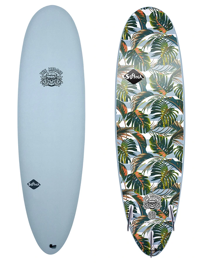 SOFTECH THE MIDDIE EPOXY SOFTBOARD FCSII TROPICAL 5'10"| 6'4"| 6'10" 1 SOFTECH THE MIDDIE EPOXY SOFTBOARD FCSII TROPICAL 5'10"| 6'4"| 6'10"