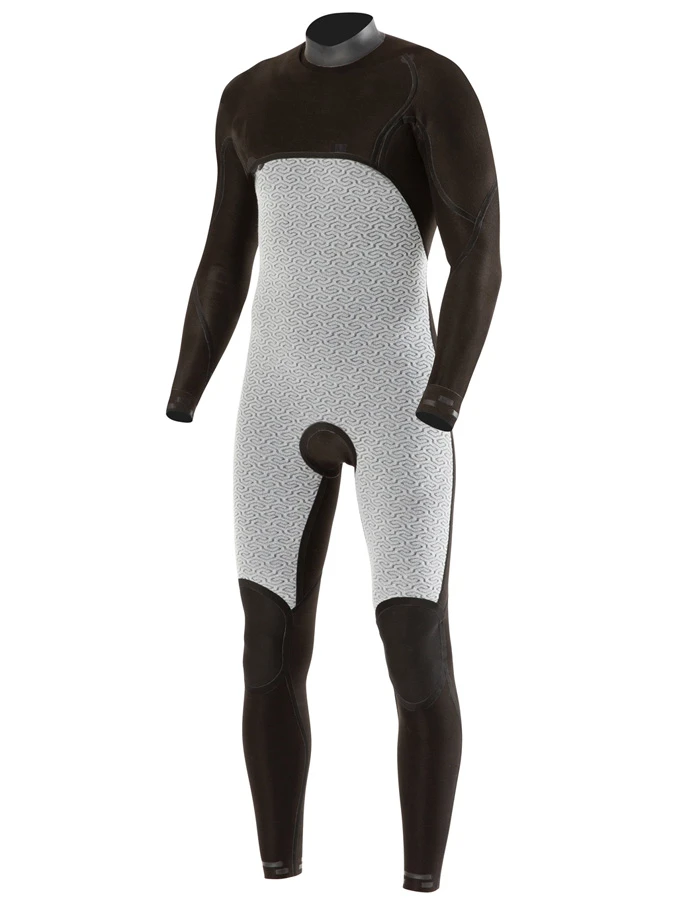 VISSLA MUTA 7 SEAS 3/2 FULL CHEST FRONT ZIP BLACK - Image 3